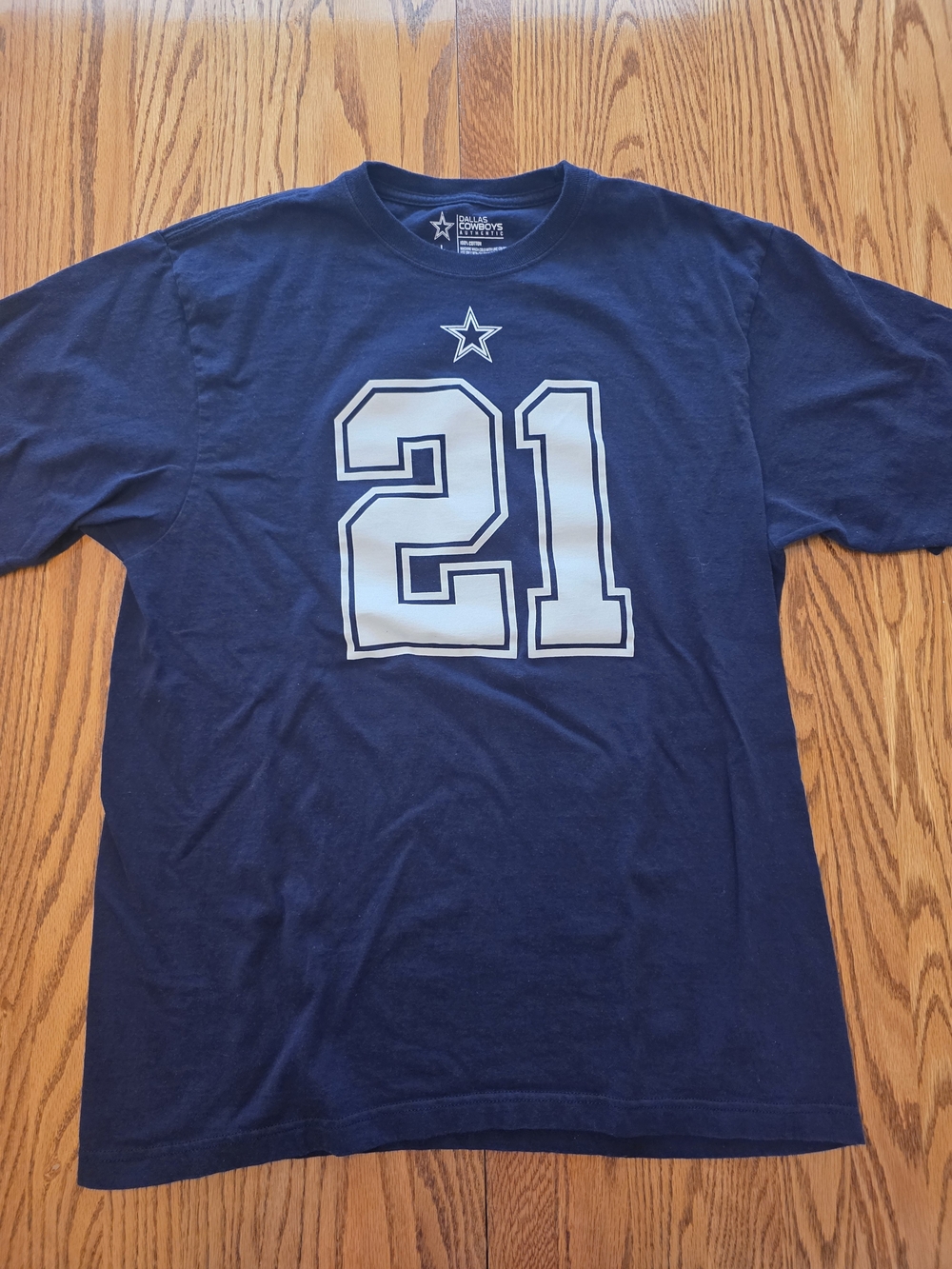 Dallas Cowboys Elliott 21 Men's Short Sleeve Tee Size Large